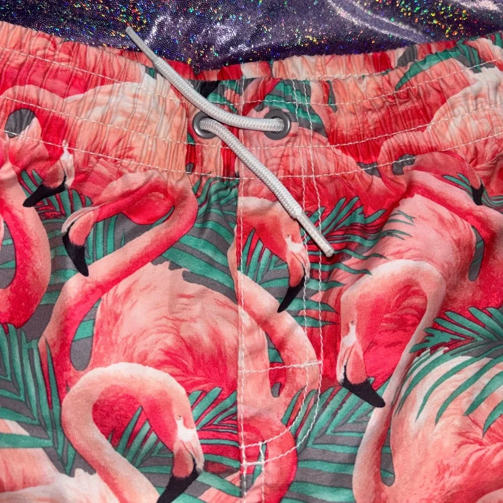 Old Navy Flamingo swim Trunks